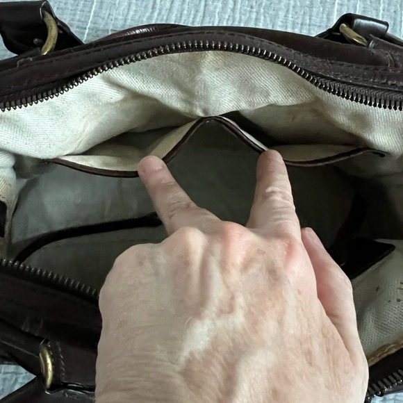 Michael by Michael Kors - Suede and leather handbag - Picture 13 of 14